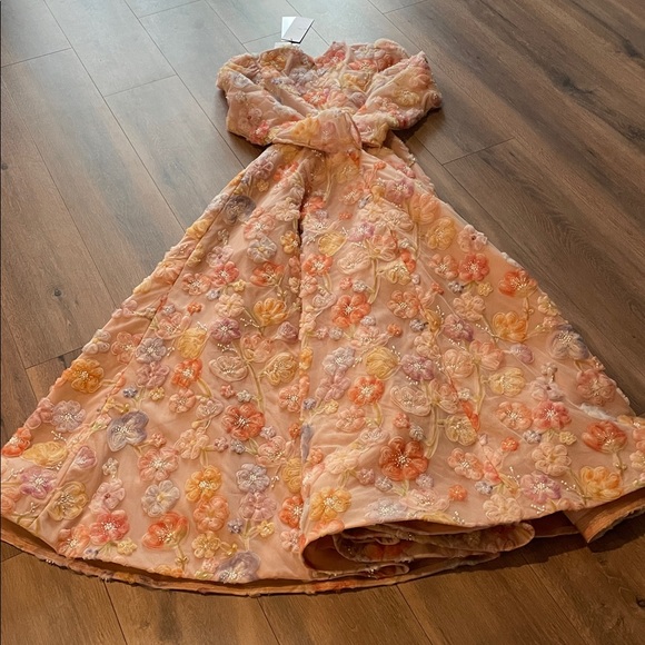 HELSI Tessa Long Sleeve Beaded Gown - Picture 8 of 10